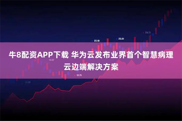 牛8配资APP下载 华为云发布业界首个智慧病理云边端解决方案
